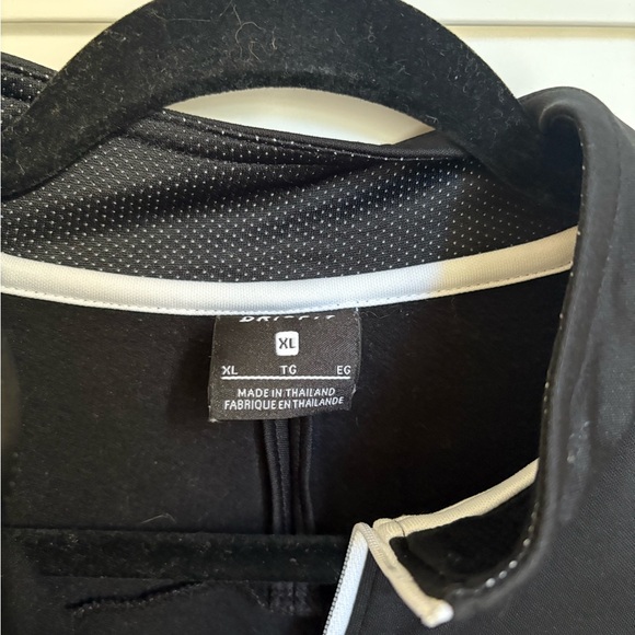 Nike Black and White Half-Zip Pullover - Picture 3 of 4